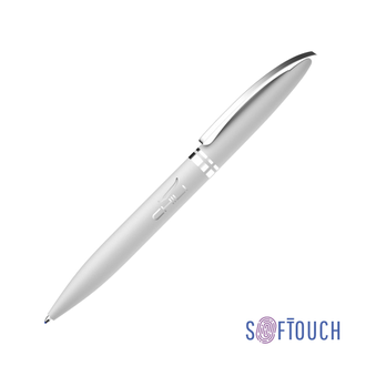 Ручка металлическая с покрытие soft touch элегантной формы