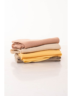 Плед вязаный "Шишки" 110*160