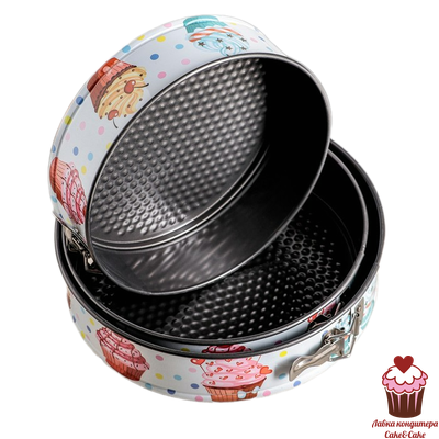Набор форм для выпечки разъемных Милый кондитер (d 24/26/28 см)