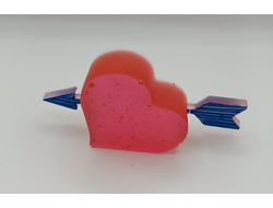 Сердце Купидона из смолы