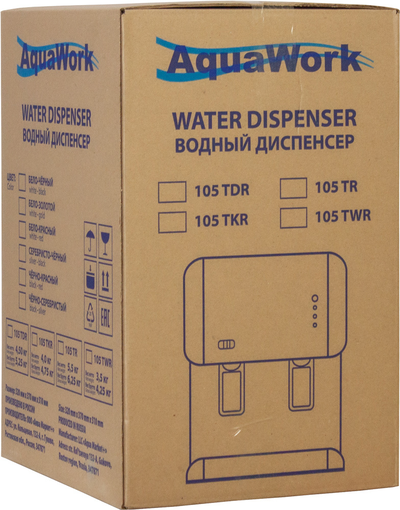 Кулер AquaWork 105-TR бело-черный
