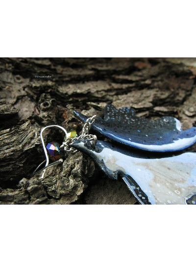 Мистические серьги "Крылышки Туманной Феи"