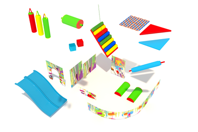 Игровой лабиринт «Краски»