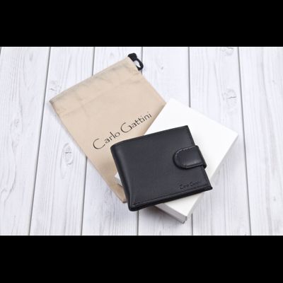 Кожаное портмоне Arrone black (арт. 7411-01)