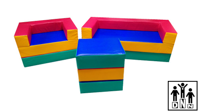 Детская игровая мебель Малыш цветной DNN