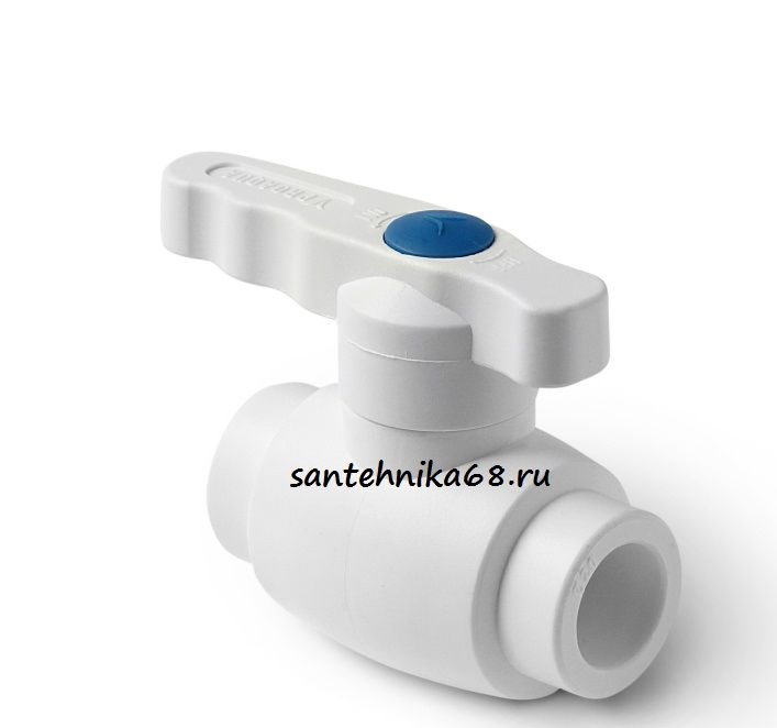 Кран пп PPR шаровый PRO AQUA Про Аква TEBO 20 25 32 40 50 63 75 90 110 ...