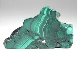 Малахит, срез полировка с одной стороны, ДР Конго (92*59*17 мм, 133 г) №25840