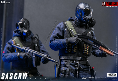 Британский спецназ САС фигурка 1/12 POCKET ELITE SERIES: SAS CRW Breacher (PES002) DAMTOYS
