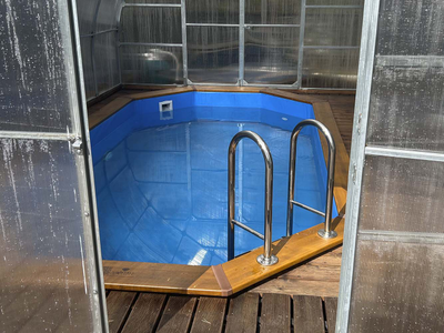 Деревянный морозоустойчивый бассейн "Баргузин" 500 х 250 х 145 см Кристалл