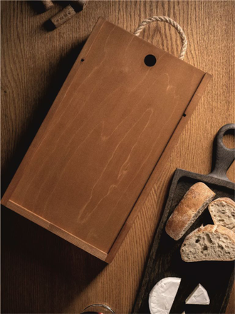 коробка для вина для двух бутылок