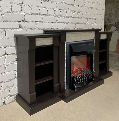 Электрокамин Моника LUX BL M2