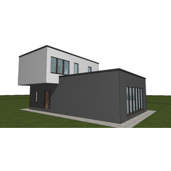 Двухэтажный дом с тремя спальнями 126м² (S107)