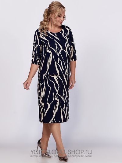 Элегантное платье прямого силуэта