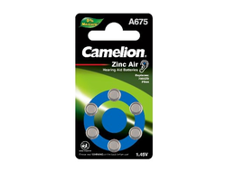 Camelion ZA675 BL-6 для слуховых аппаратов