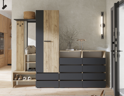 Прихожая Твист композиция 1 (Мебелони)