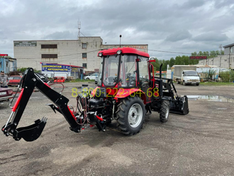 Трактор Dongfeng 404 G2 погрузчик+экскаватор