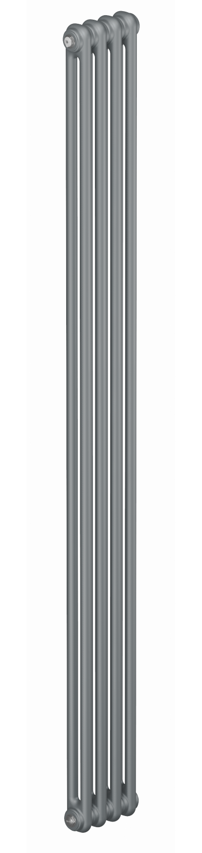 Стальной трубчатый радиатор Rifar Tubog 2180 4 секции Титан боковое подключение (серый RAL7012)