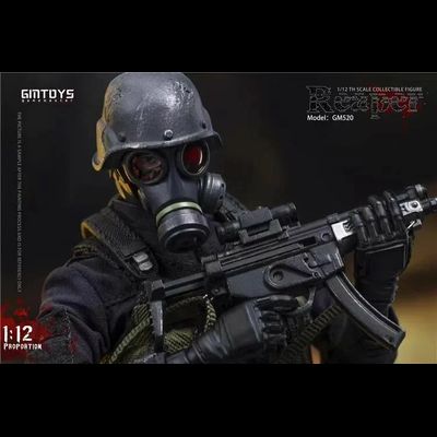 Ханк, лидер USS Alpha Team (Resident Evil, Обитель Зла) - Коллекционная фигурка 1/12 Reaper (GM520) - Gmtoys