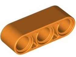 Technic, Liftarm Thick 1 x 3, Orange (32523 / 4154621 / 4655127 / 6102618)