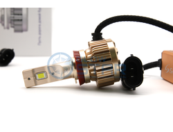 Светодиодные лампы H8/H11 T1, 6000K, 12V, 50W, 6000LM (комплект, 2шт)