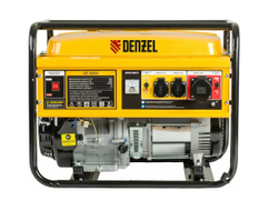 Бензиновый генератор DENZEL GE 6900 5,5 кВт, 220В 50Гц, 25 л, ручной старт 94637