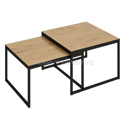 ОМ120 Стол журнальный &quot;Тетрис&quot;. Размер: 604*604*420, 604*556*376