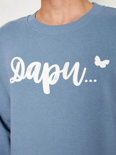 МУЖСКОЙ СВИТШОТ ГОЛУБОЙ "ДАРИ"