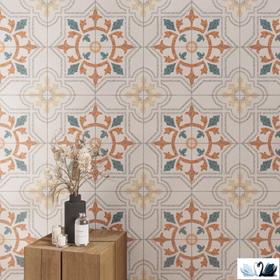 Керамогранит Creto Point 12 20х20 см с орнаментом