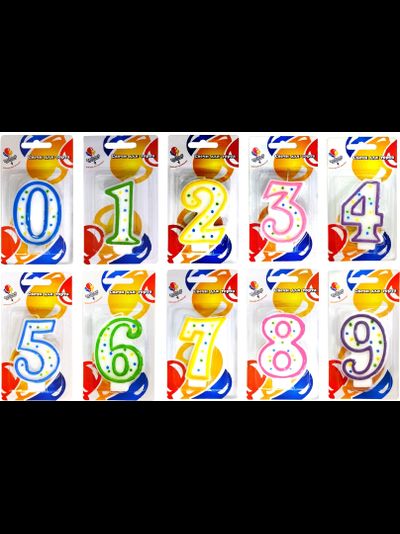 Свеча Цифра &quot;Классика&quot; 6,5 см