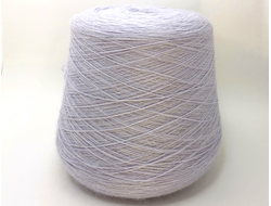 Бобинная пряжа  весовая 82%акрил 10% полиамид  7.5/1 100гр цвет 264 сиреневый