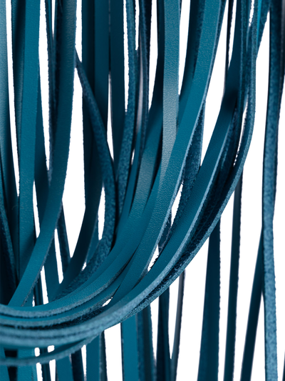 Bonny пояс с бахромой 80 Темно-бирюзовый