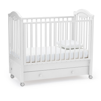 Детская кровать Nuovita Lusso Swing продольный Bianco/Белый