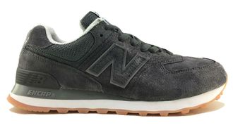 New Balance 574 Темно-серые с белой подошвой (40-45) Арт.090FA