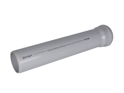 Труба канализационная STOUT 110х500 бесшумная (Арт. SKB-0002-011050)