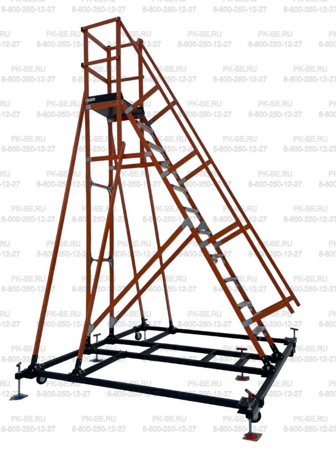 Передвижная вышка-стремянка ВССД