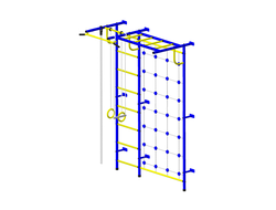 ДСК ПИОНЕР-С4РМ синий, перекладины желтые