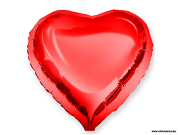 Шар фольгированный Сердце Красный 18''