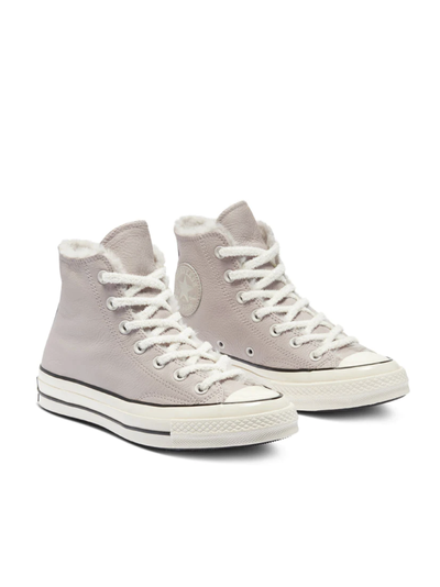 Кеды Converse Chuck 70 Cozy Club зимние розовые высокие