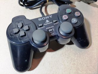 №006 "Midnight Black" Оригинальный SONY Контроллер для PlayStation 2 PS2 DualShock 2