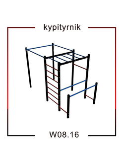 Спортивная площадка Workout W08.16 +качель-гнездо