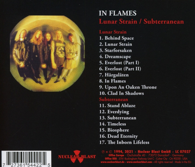In Flames - Lunar Strain / Subterranean CD