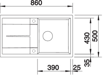 Мойка Blanco Metra 5S, 513044