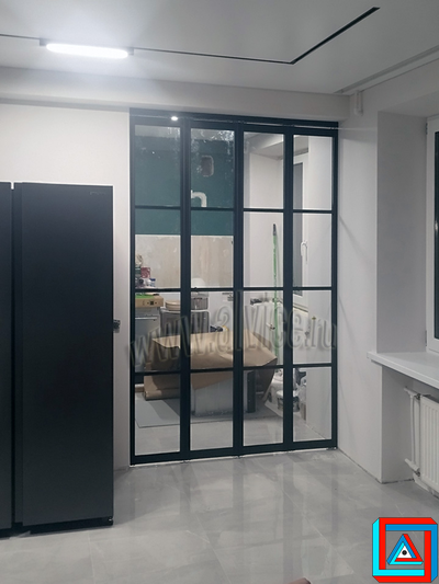 Перегородка-книжка из 4-х створок сложение в одну сторону