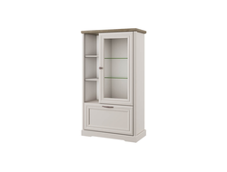 Гостиная ТОСКАНА - 18 TOSCANA NEW Шкаф с витриной 1V1D3N