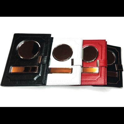 Кожа: ЗЕРНИСТАЯ. Цвет: ЧЁРНЫЙ. Обложка 2в1 на заклёпке. Автодокументы + ПАСПОРТ. Вставки: СЕРЕБРО