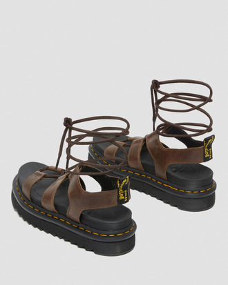 Dr. Martens Nartilla illusion leather gladiator sandals