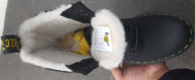 DR. MARTENS 1460 SERENA BLACK MOHAWK НУБУК С МЕХОМ