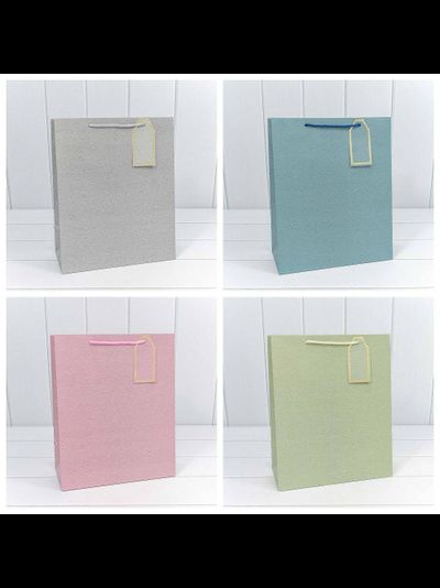 Пакет подарочный "Зигзаги" (микс), 26*32*13 см