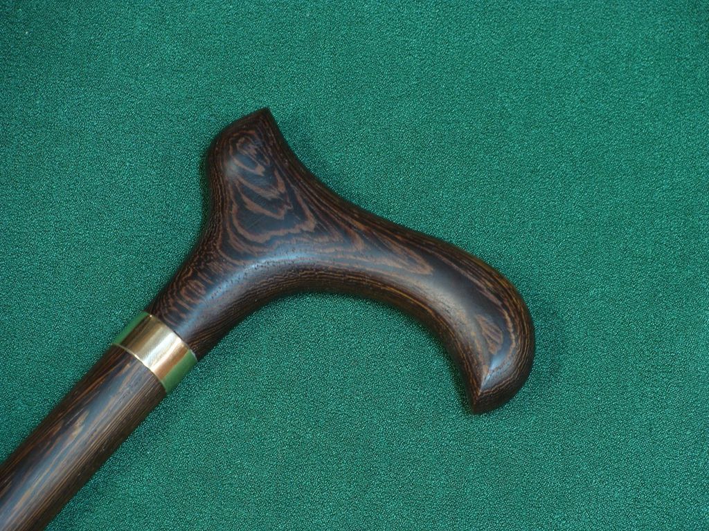 Премиальная трость ручной работы из венге - трость Дворянин