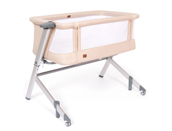 Приставная кроватка Nuovita Accanto Dalia Beige, Argenteo/Бежевый, серебристый